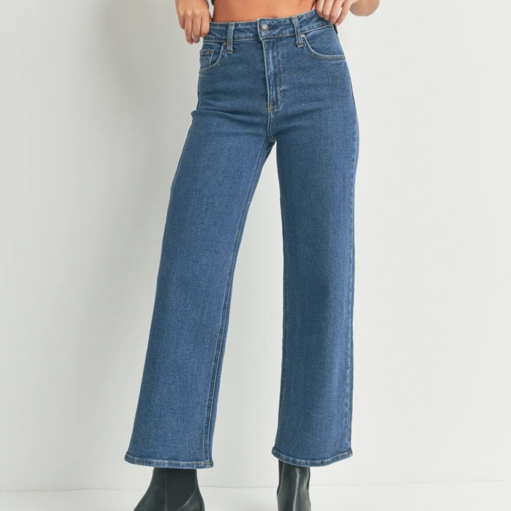 Just Black Denim - The Uncut Straight - Size 30 - full-length straight jean